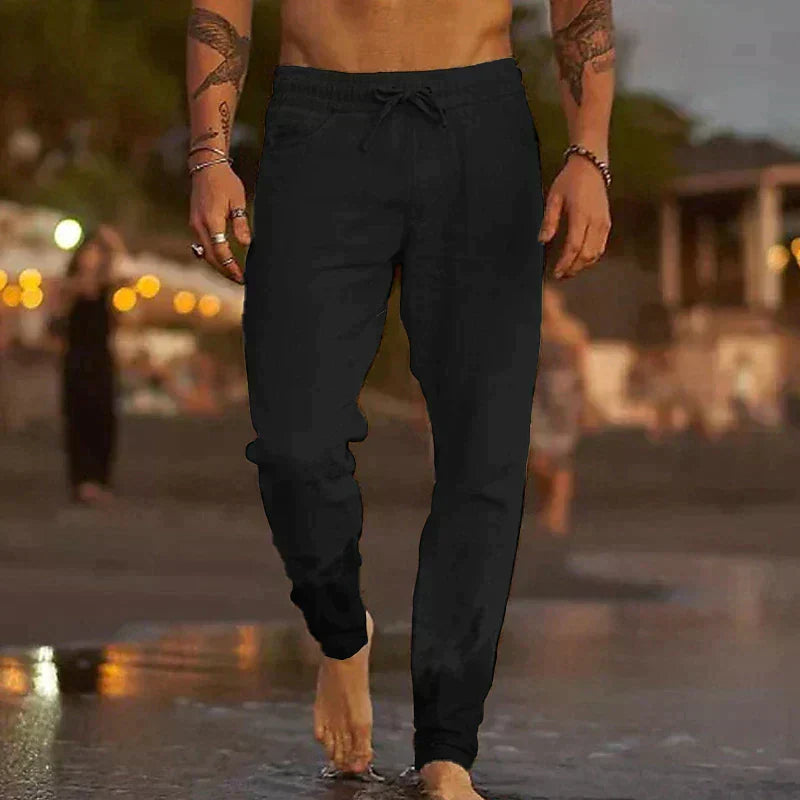 Mateo - Pantalon de plage en lin