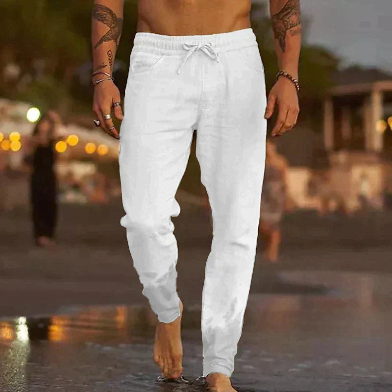 Mateo - Pantalon de plage en lin