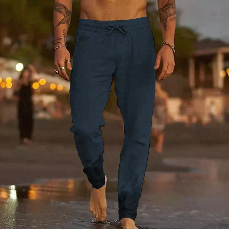 Mateo - Pantalon de plage en lin