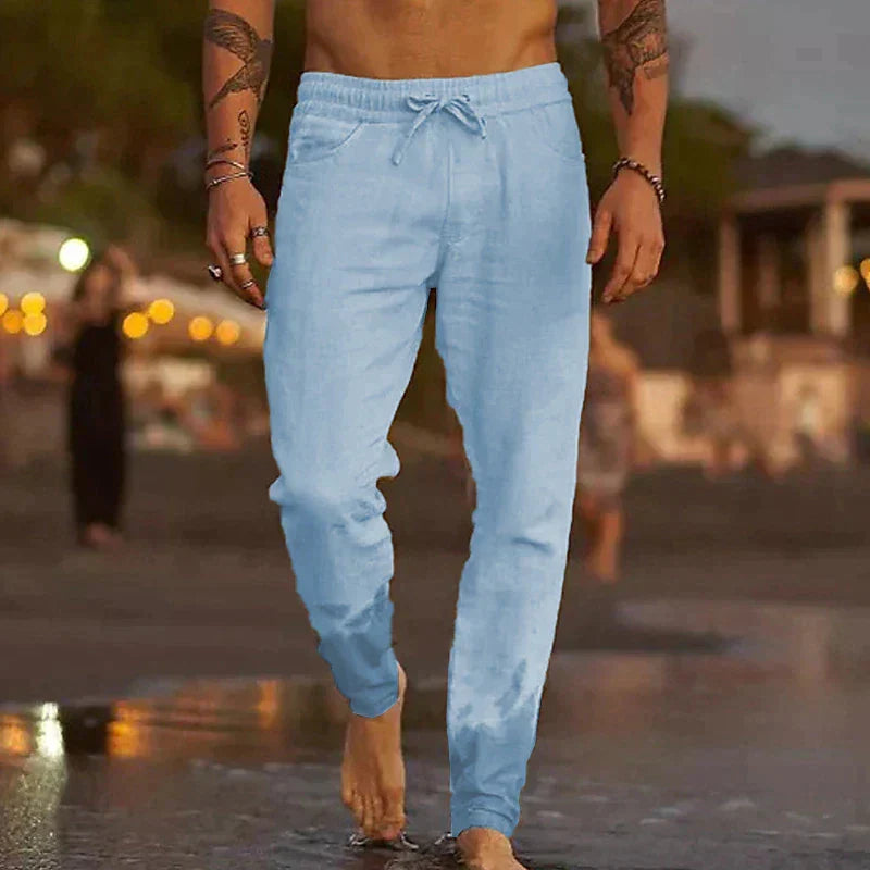 Mateo - Pantalon de plage en lin