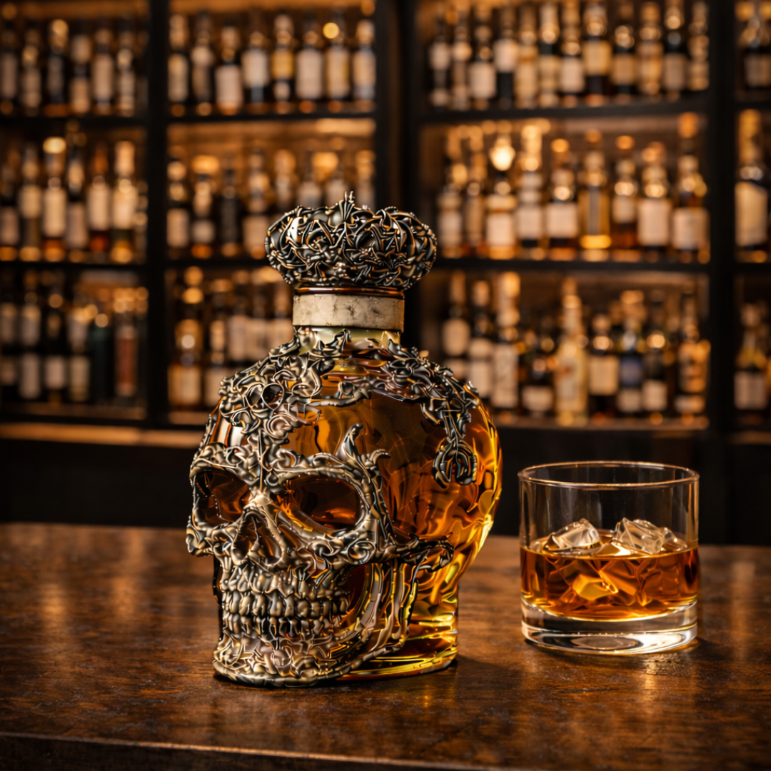 Carafe à whisky - Édition Tête de Mort