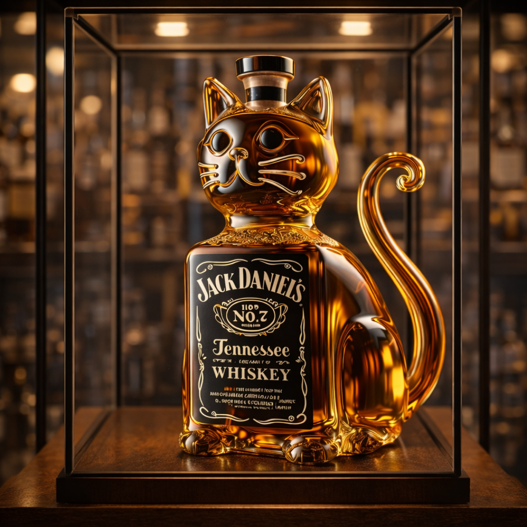 Carafe à whisky - Édition Féline