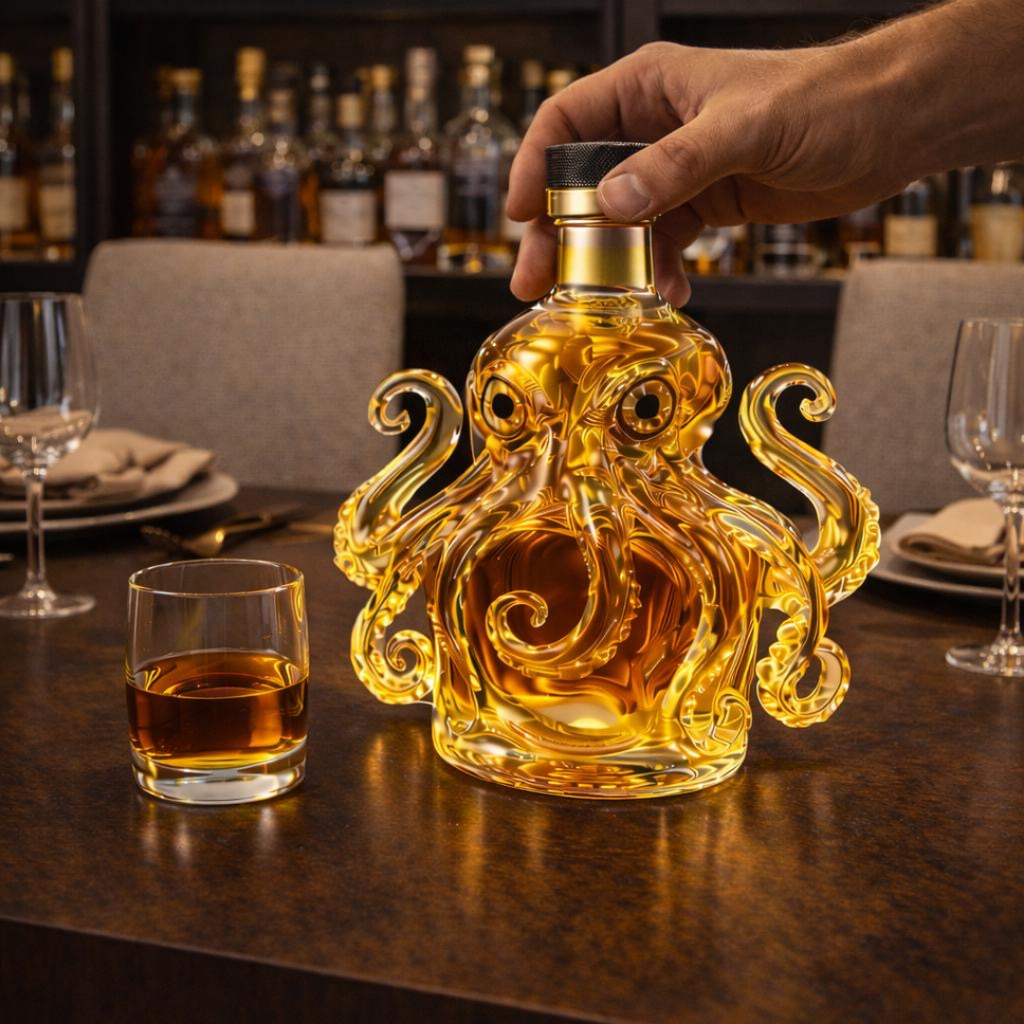 Carafe à Whisky - Édition Pieuvre