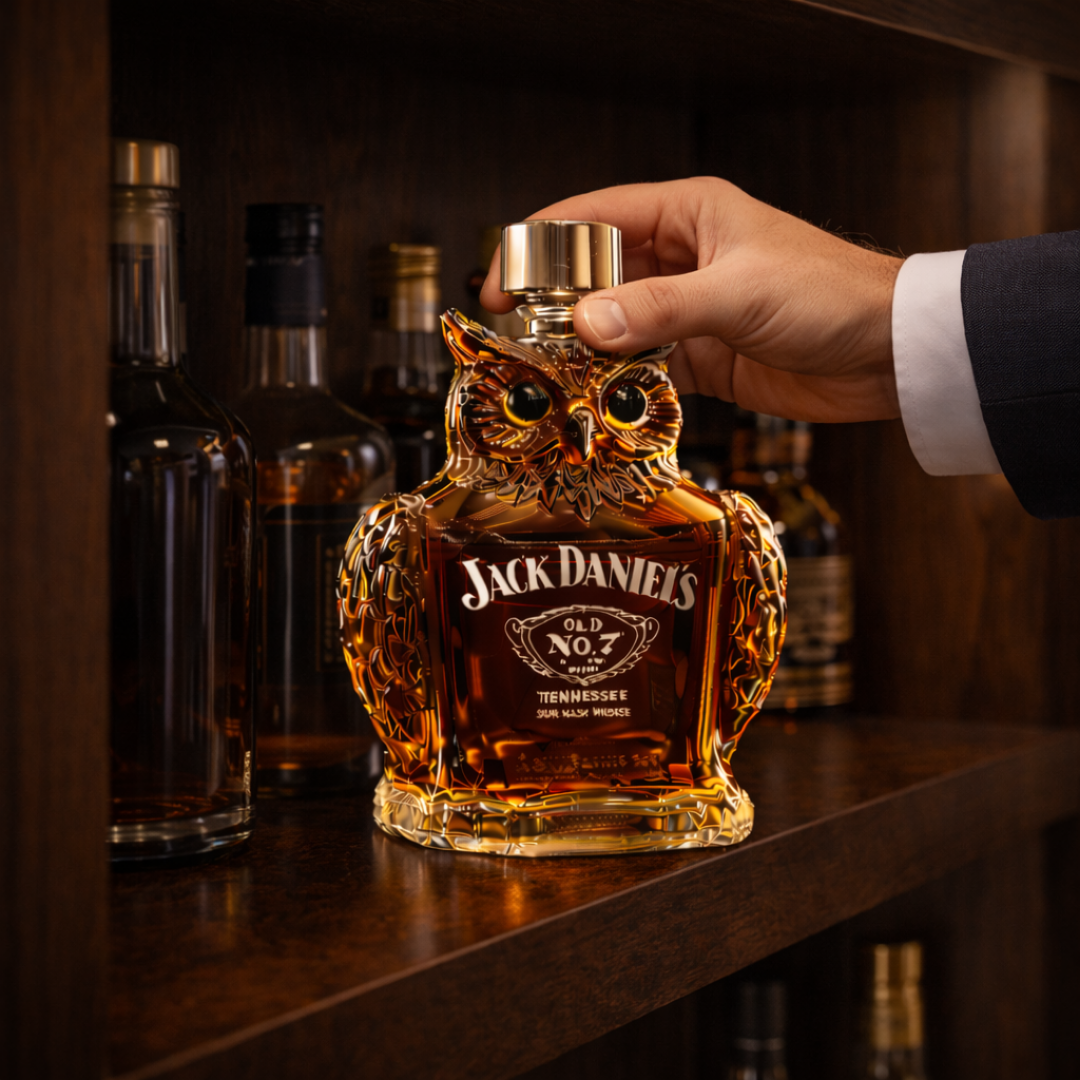 Carafe à whisky - Édition Chouette