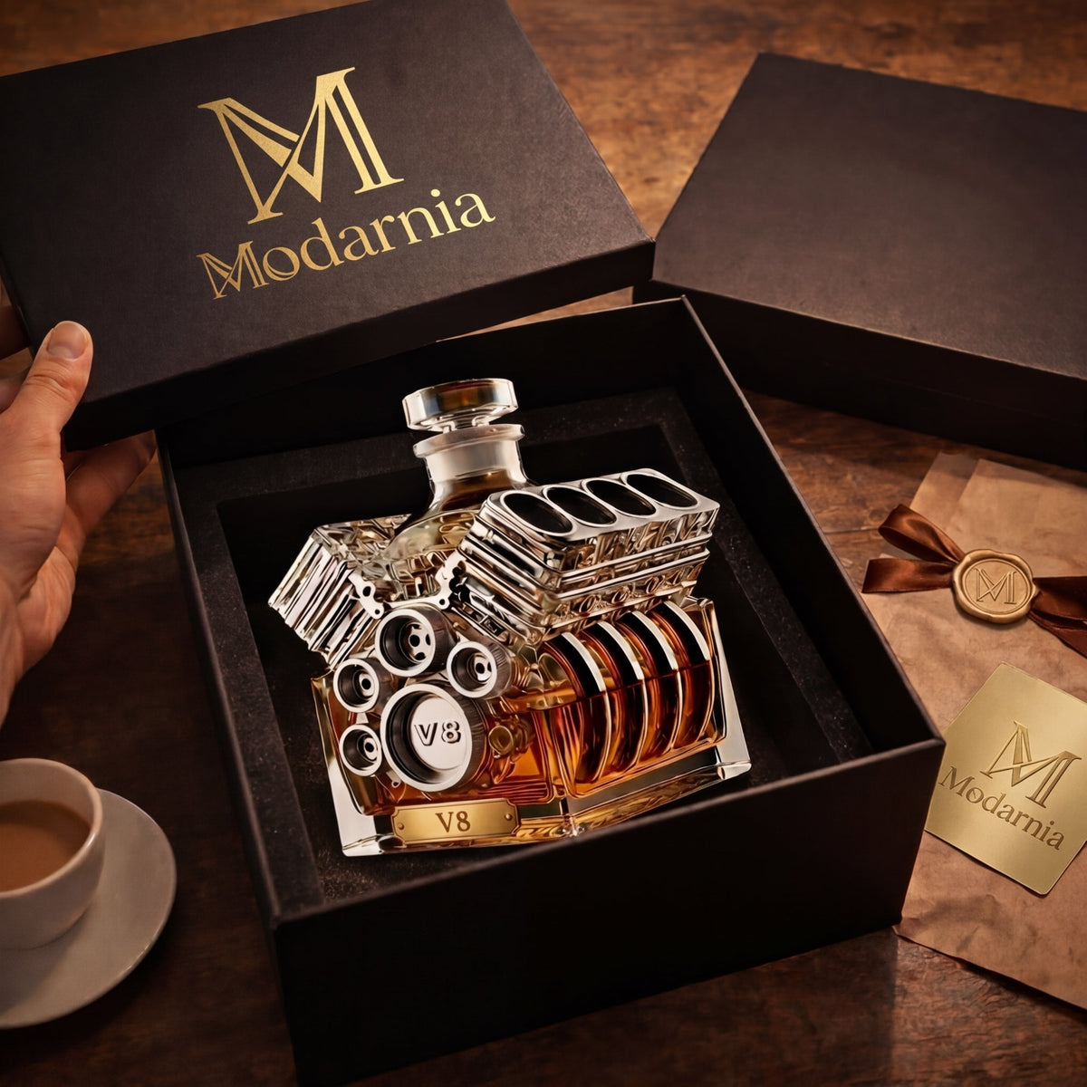Carafe à whisky - Édition Moteur V8