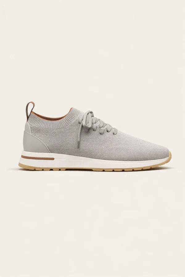 Basket légère en maille Active gris clair