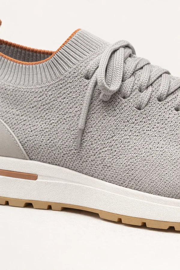 Basket légère en maille Active gris clair