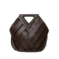 Bolso trenzado de diseño estructurado