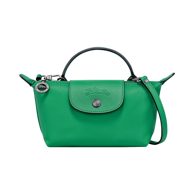 Mini sac en cuir | vert