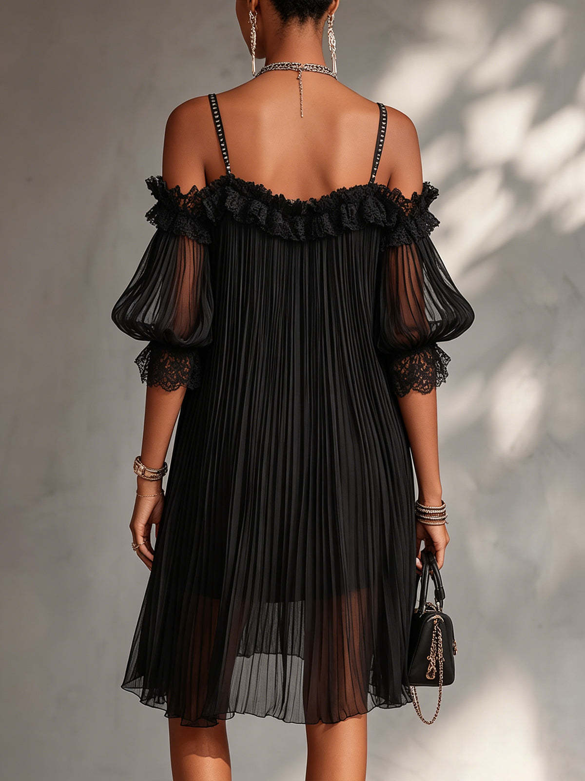 Aurora | Robe Longue Chiffon Col V