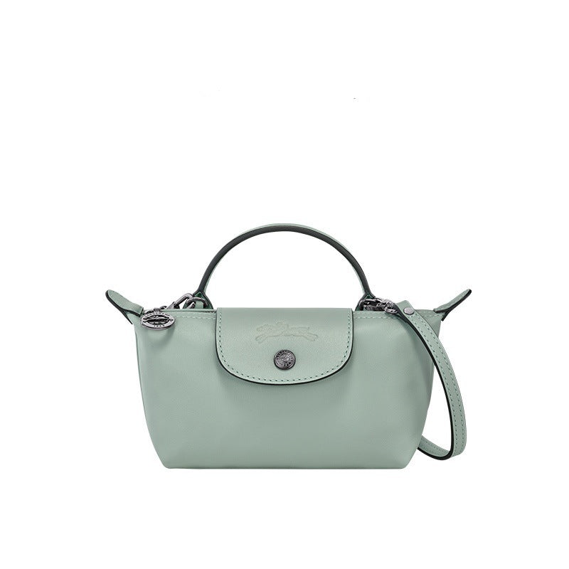 Mini sac en cuir | Bleu clair