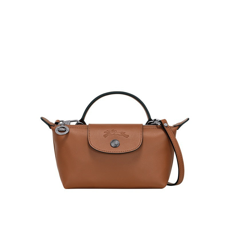 Mini sac en cuir | marron