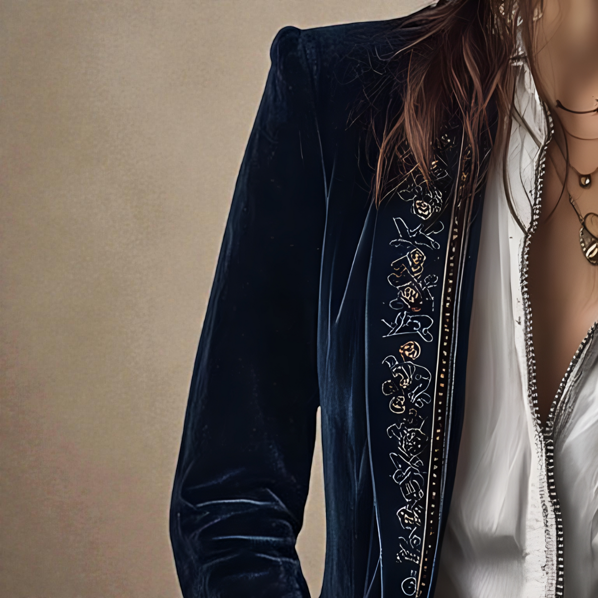 NURVEA™ | MANTEAU EN VELOURS