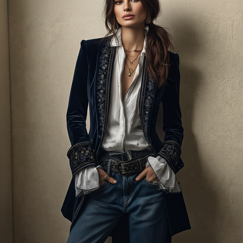 NURVEA™ | MANTEAU EN VELOURS