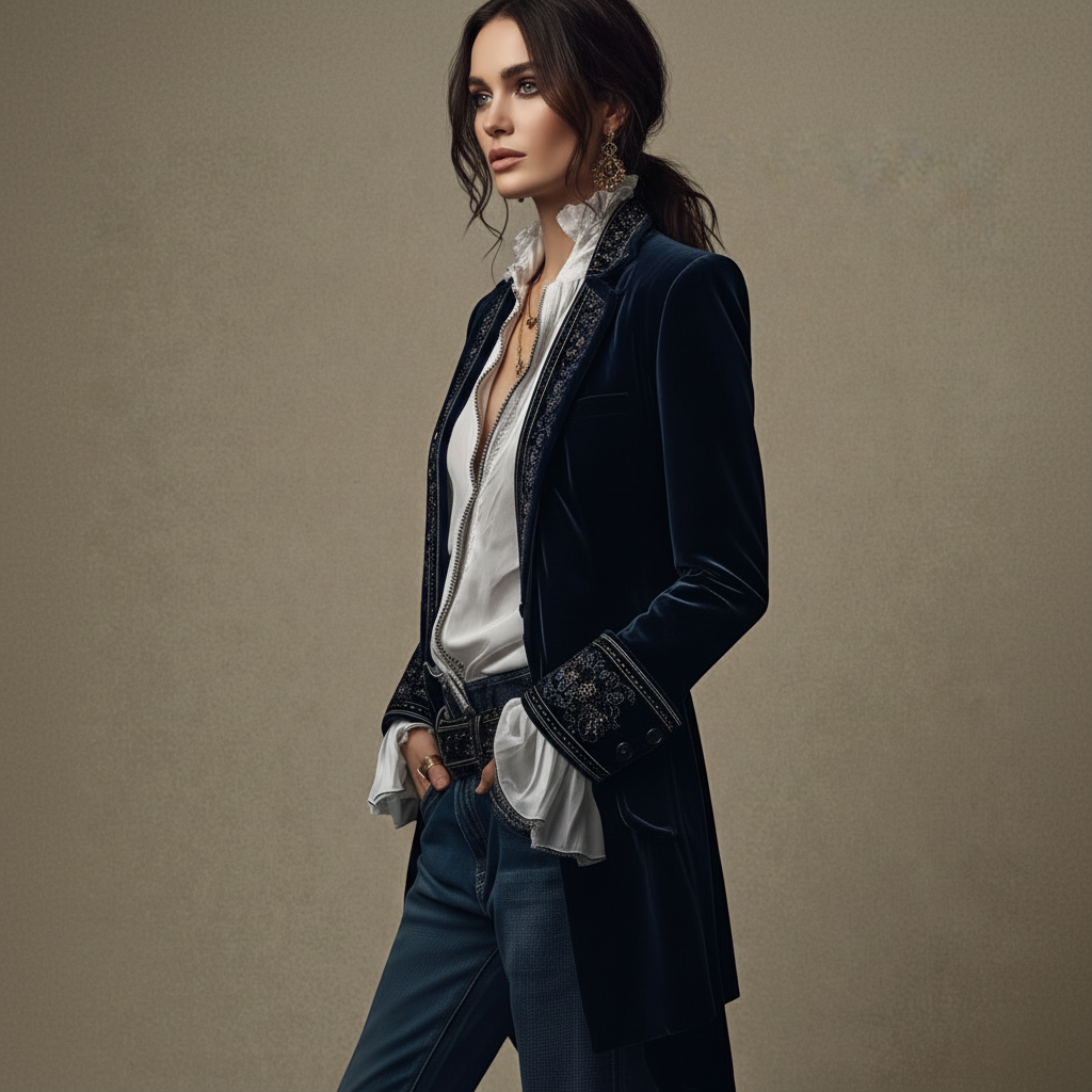NURVEA™ | MANTEAU EN VELOURS