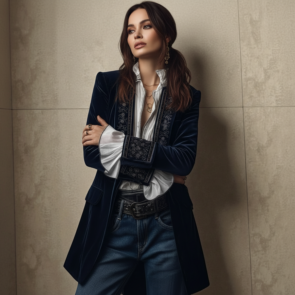 NURVEA™ | MANTEAU EN VELOURS
