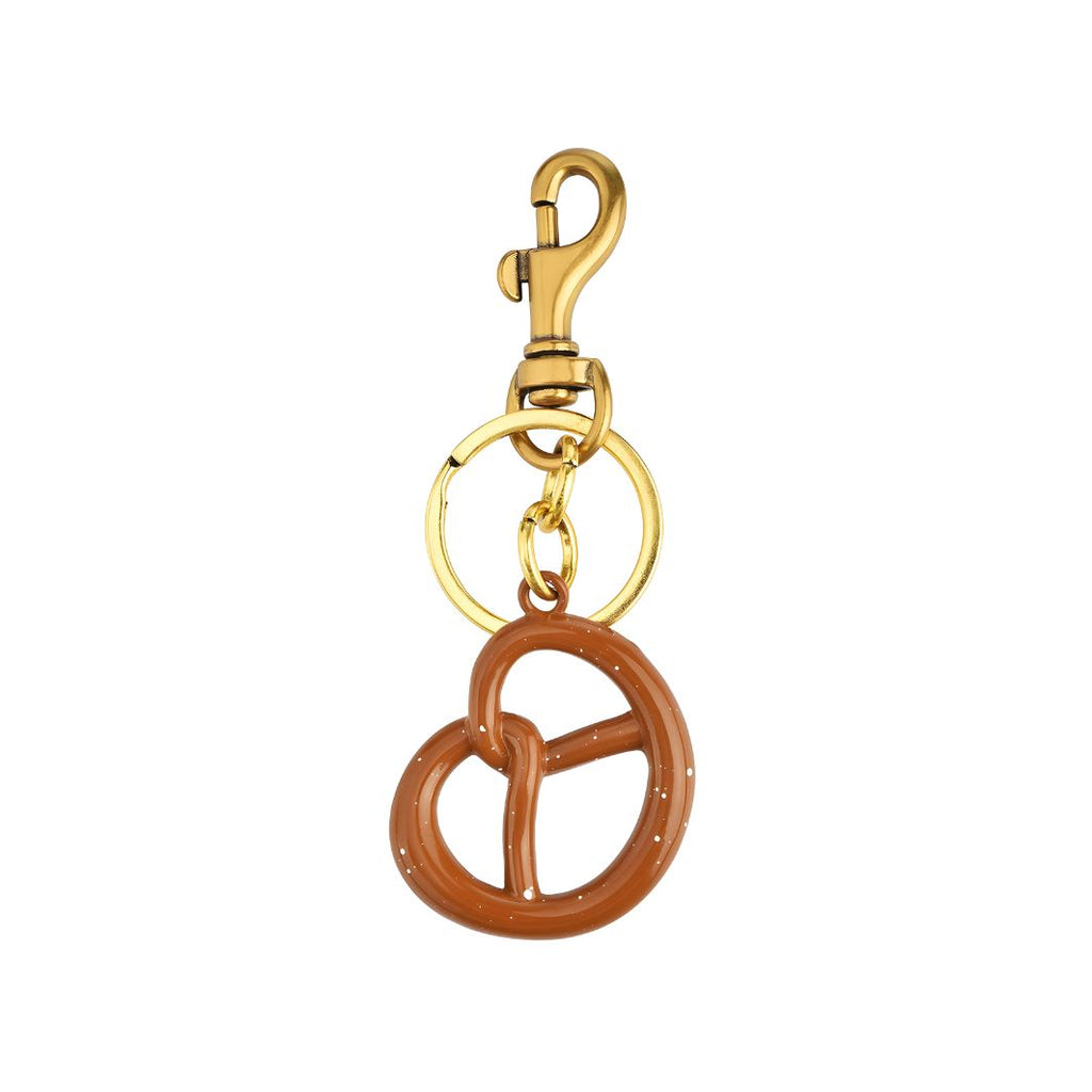 PORTE-CLÉS BRETZEL DORÉ