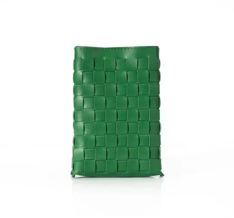 Sac pour téléphone tressé Juliette