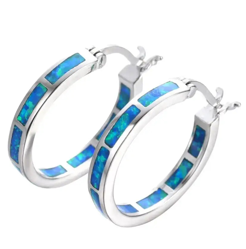 Honorine | Boucles d’oreilles aux nuances océaniques