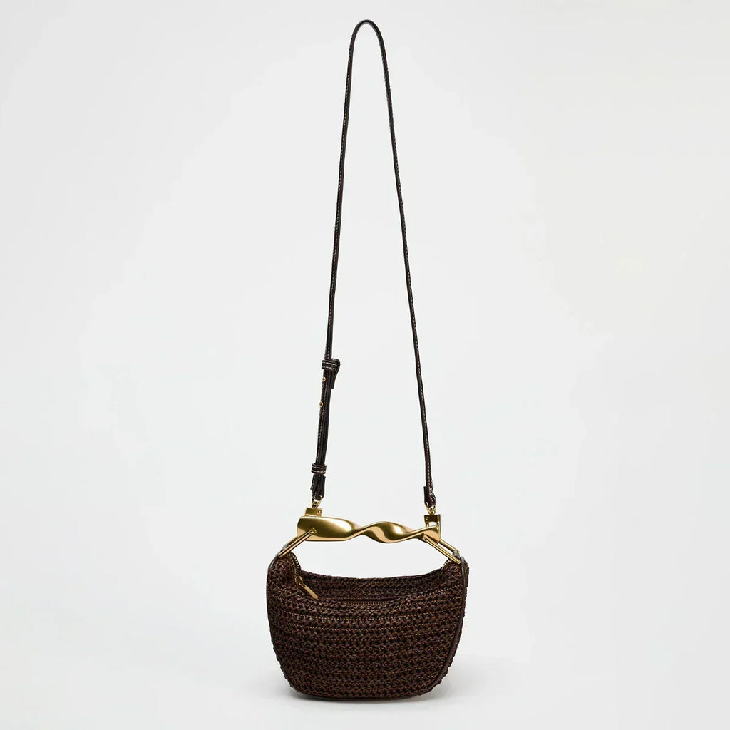 Sac bandoulière en crochet Bruna