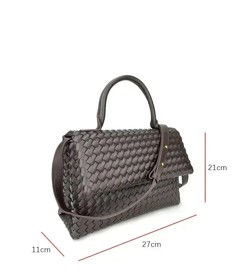 Sac tressé en cuir Débora