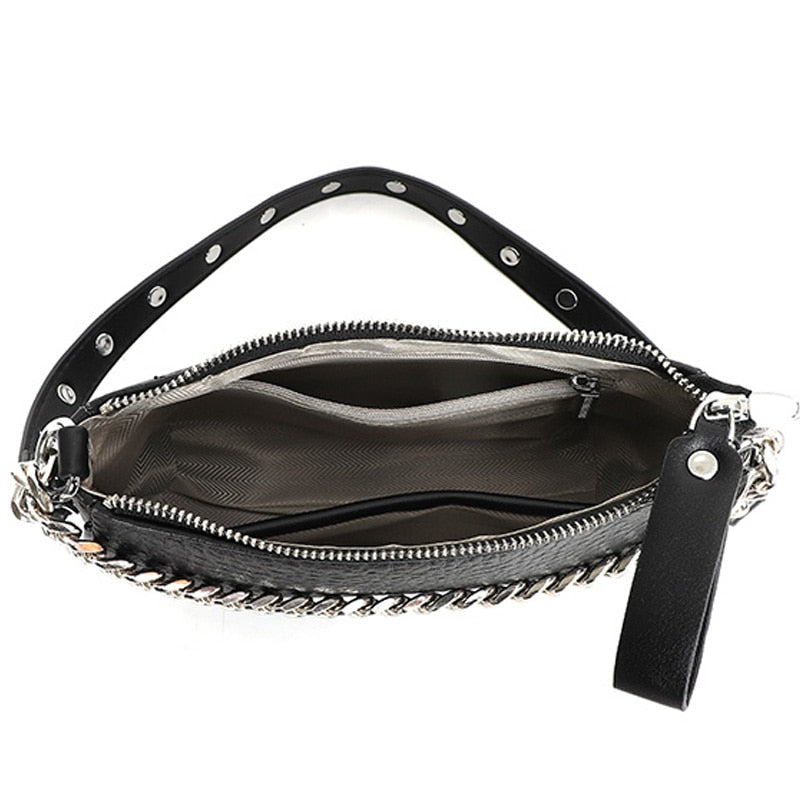 Petit sac bandoulière en cuir Lara