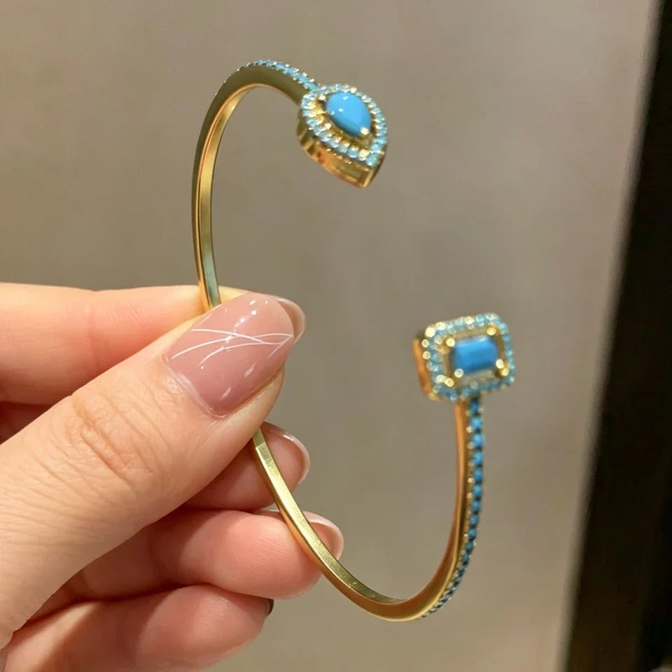Luce | Bracelet jonc géométrique