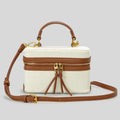 Sac bandoulière caisse en toile Fernanda