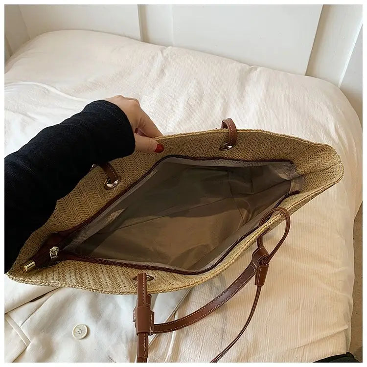 Sac en paille Louise