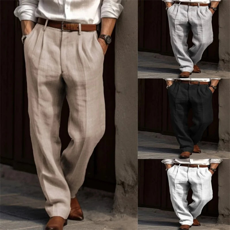 Corsaro – Pantalon habillé en lin