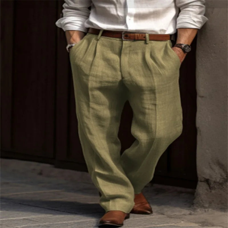 Corsaro – Pantalon habillé en lin