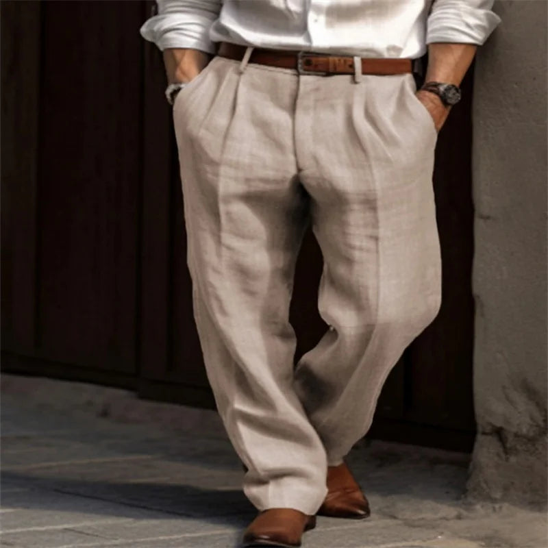Corsaro – Pantalon habillé en lin