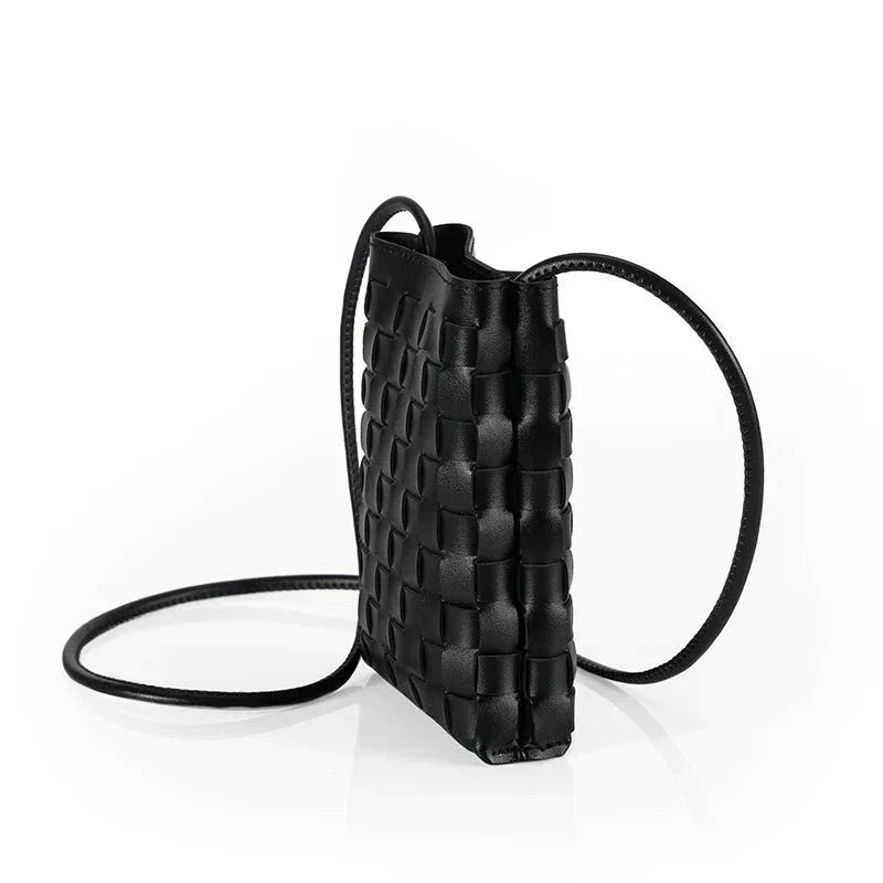 Sac pour téléphone tressé Juliette