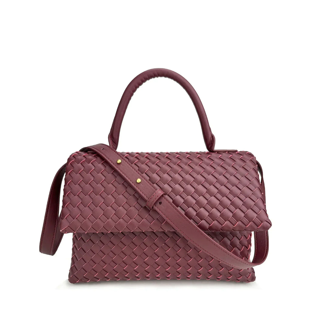 Sac tressé en cuir Débora