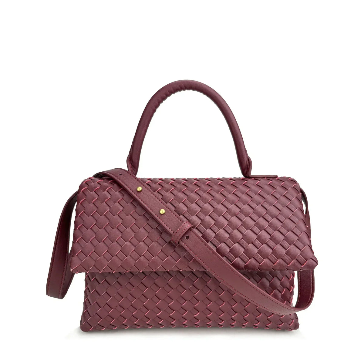 Sac tressé en cuir Débora