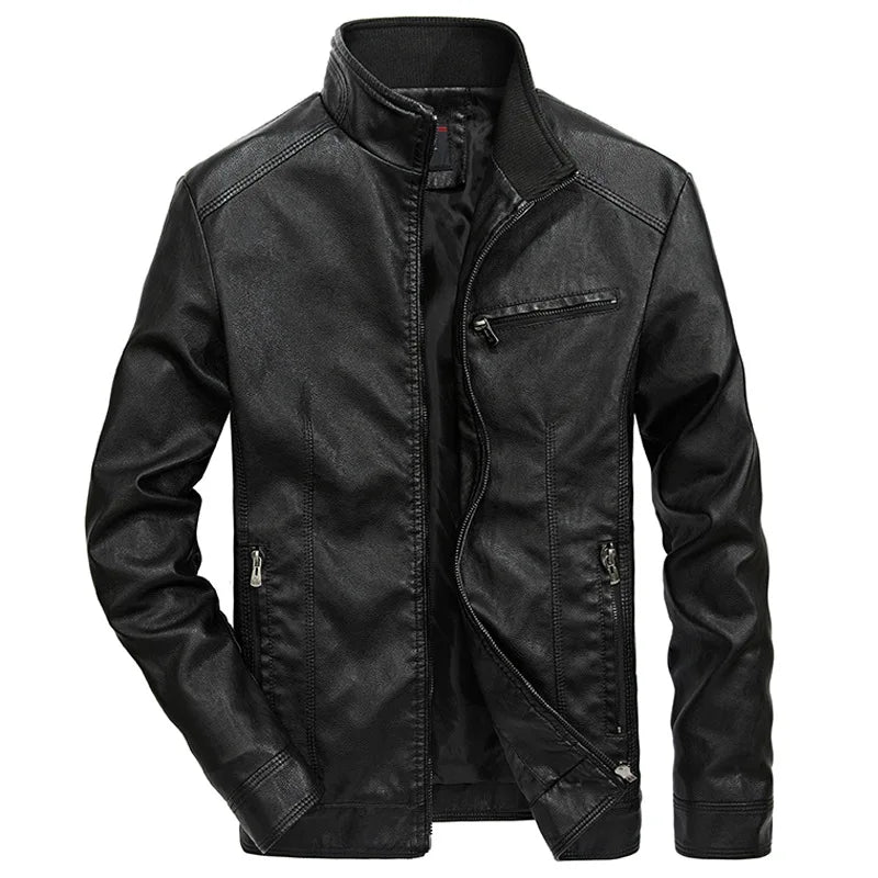 Kevin | Veste en cuir oversize