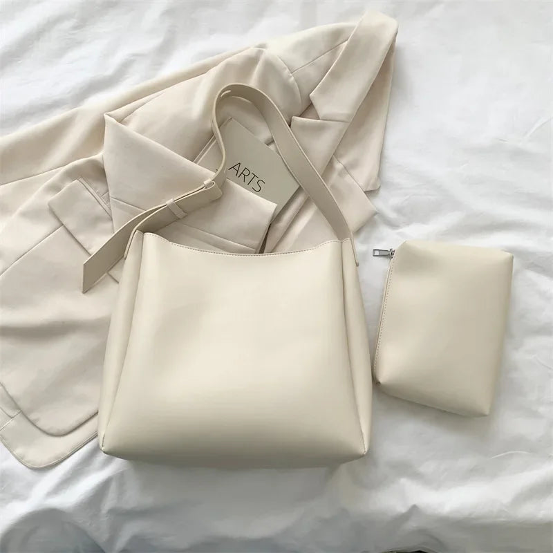 Sac en cuir + pochette - Glass