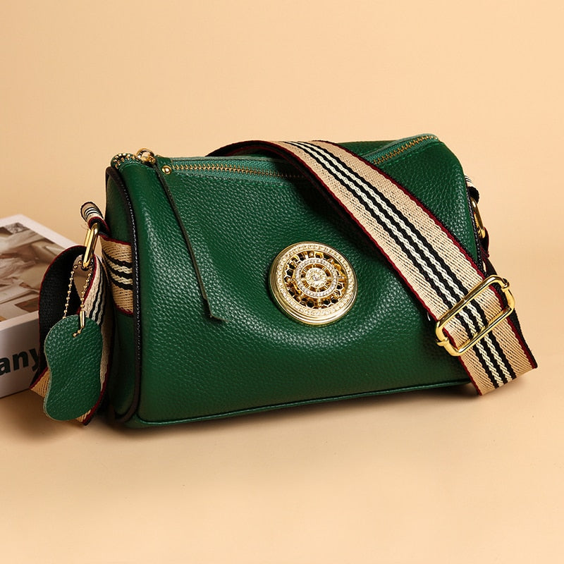 Petit sac à bandoulière en cuir Orlane