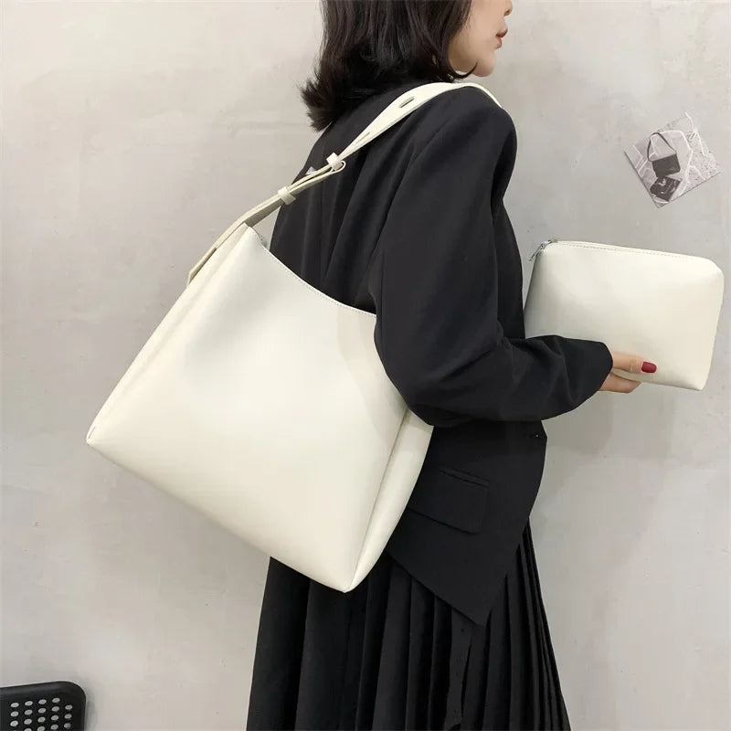 Sac en cuir + pochette - Glass