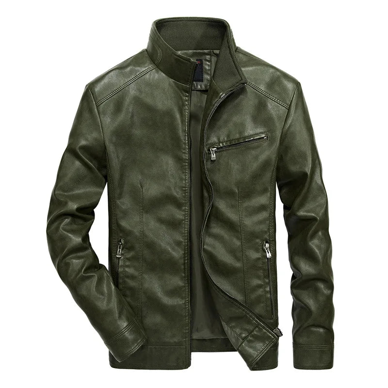 Kevin | Veste en cuir oversize