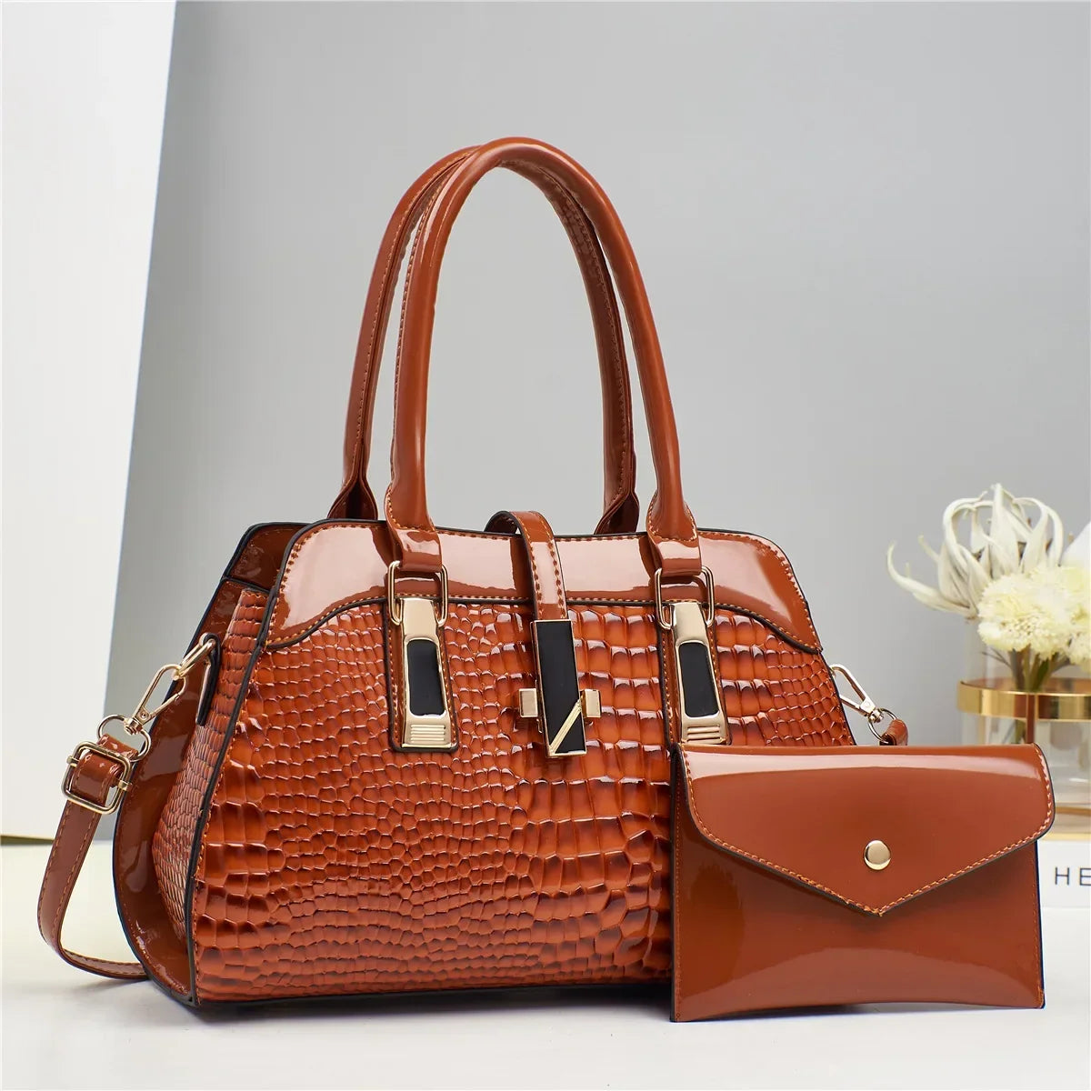 Ensemble sac et portefeuille en cuir - Vian