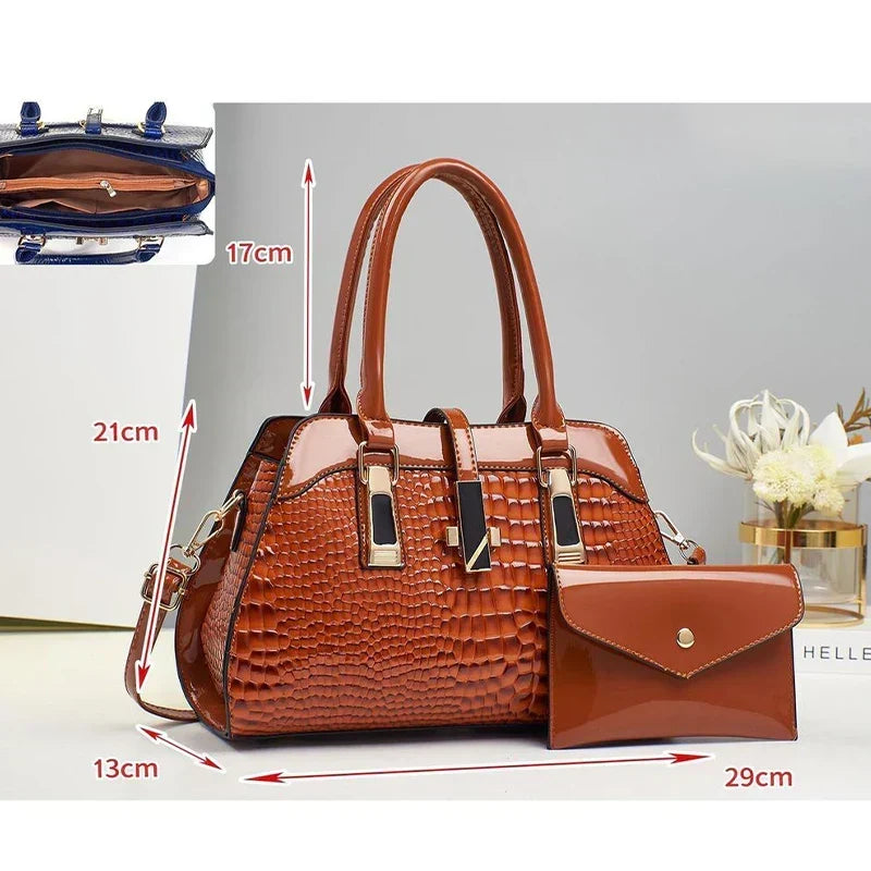 Ensemble sac et portefeuille en cuir - Vian