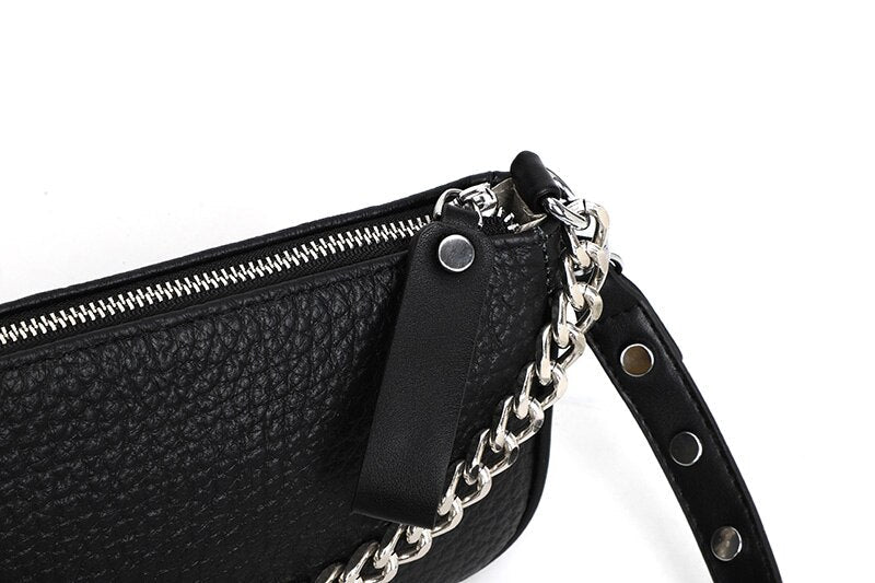 Petit sac bandoulière en cuir Lara