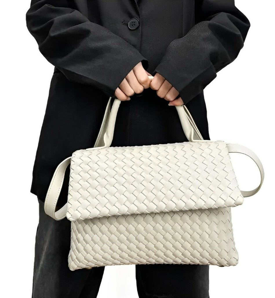 Sac tressé en cuir Débora