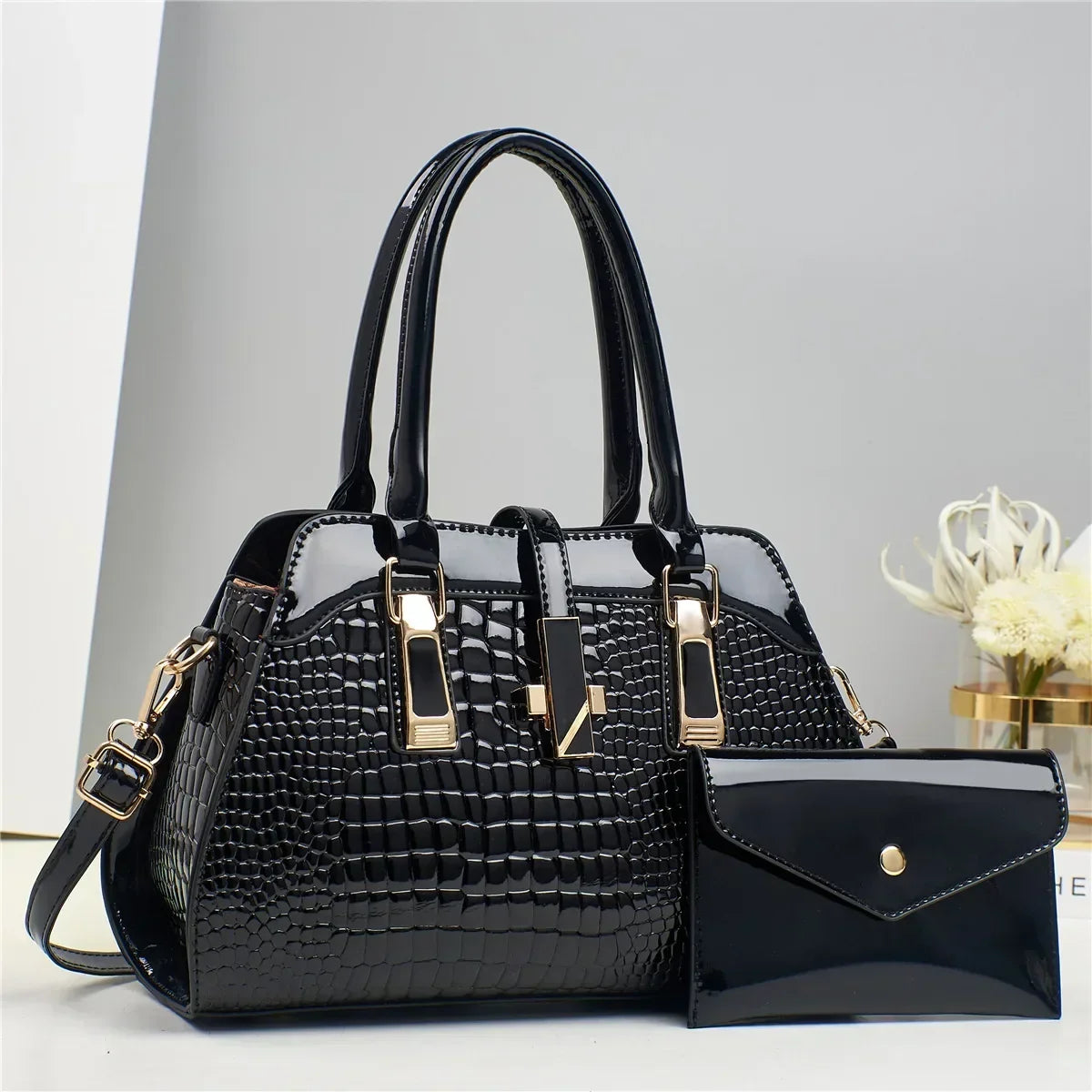 Ensemble sac et portefeuille en cuir - Vian