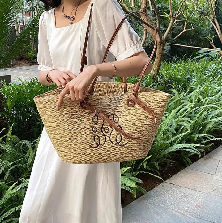 Sac en paille Louise