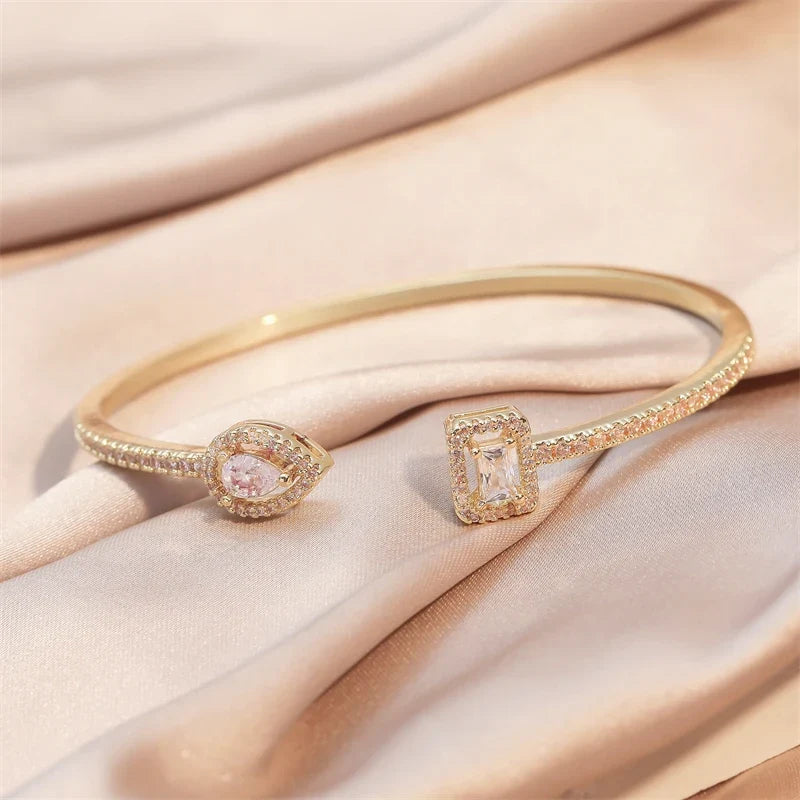 Luce | Bracelet jonc géométrique