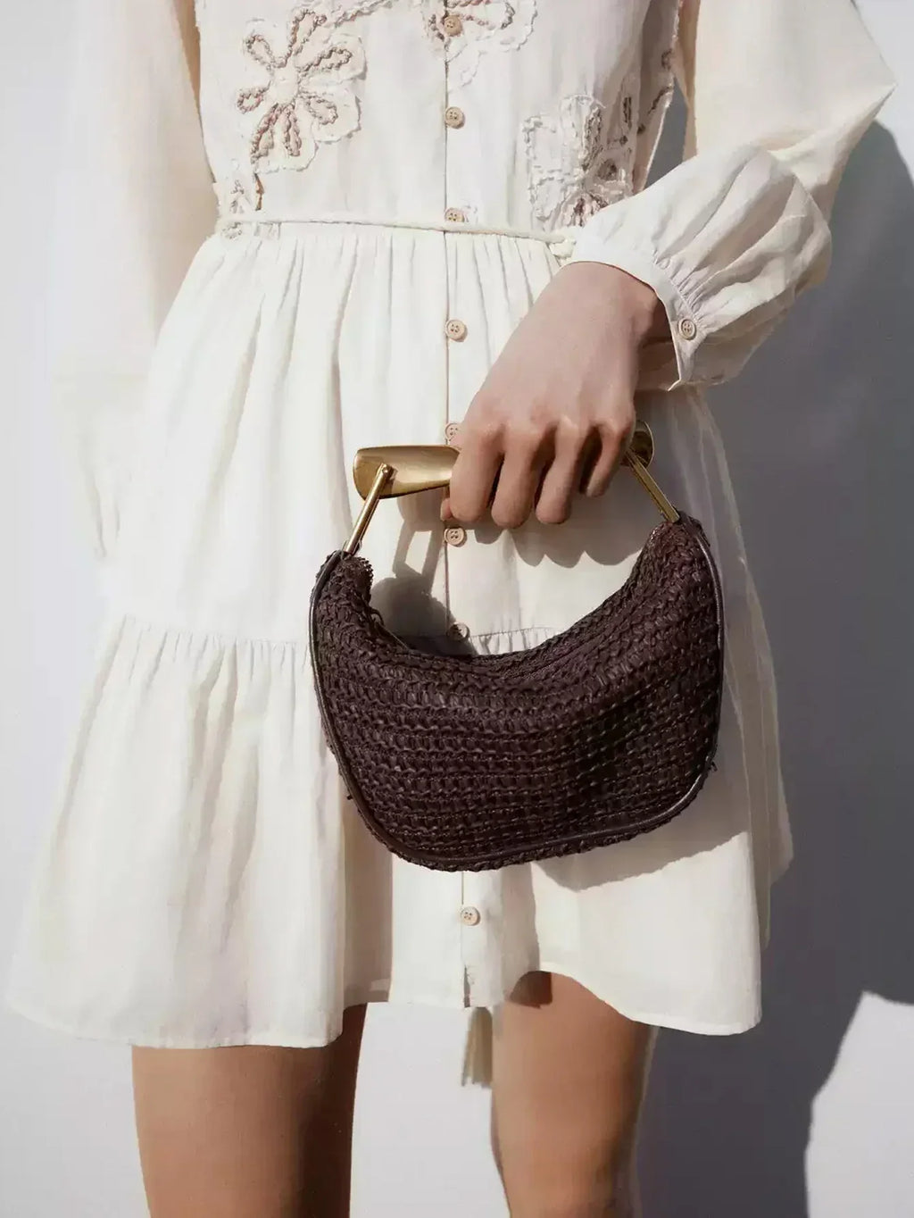 Sac bandoulière en crochet Bruna