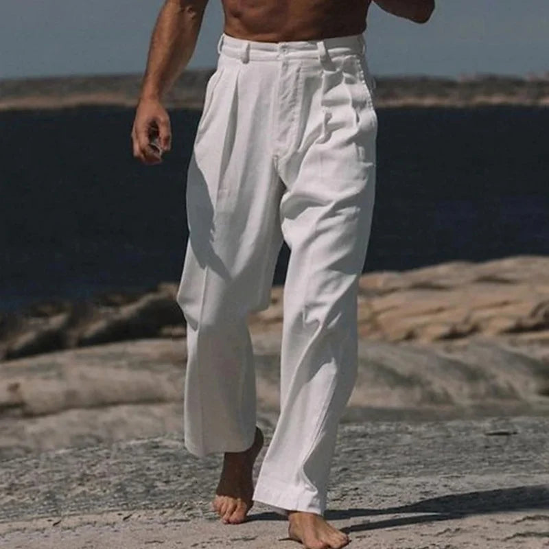 Corsaro – Pantalon habillé en lin