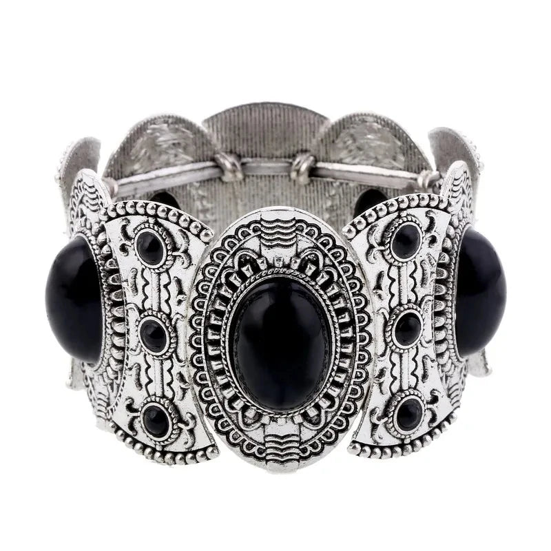 Arianna | Bracelet bohème vintage aux détails turquoise